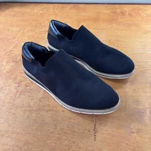 Me too women’s 9 Black Andie Wedge Slip on flats shoes